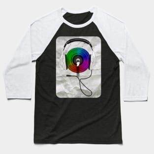 Vinyl Afro 01 Baseball T-Shirt